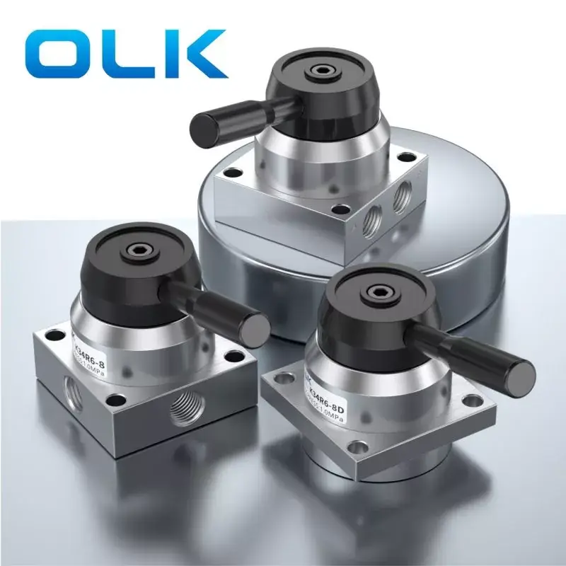 K23 K34 Series Manu -manong Rotating Valve 4 na paraan